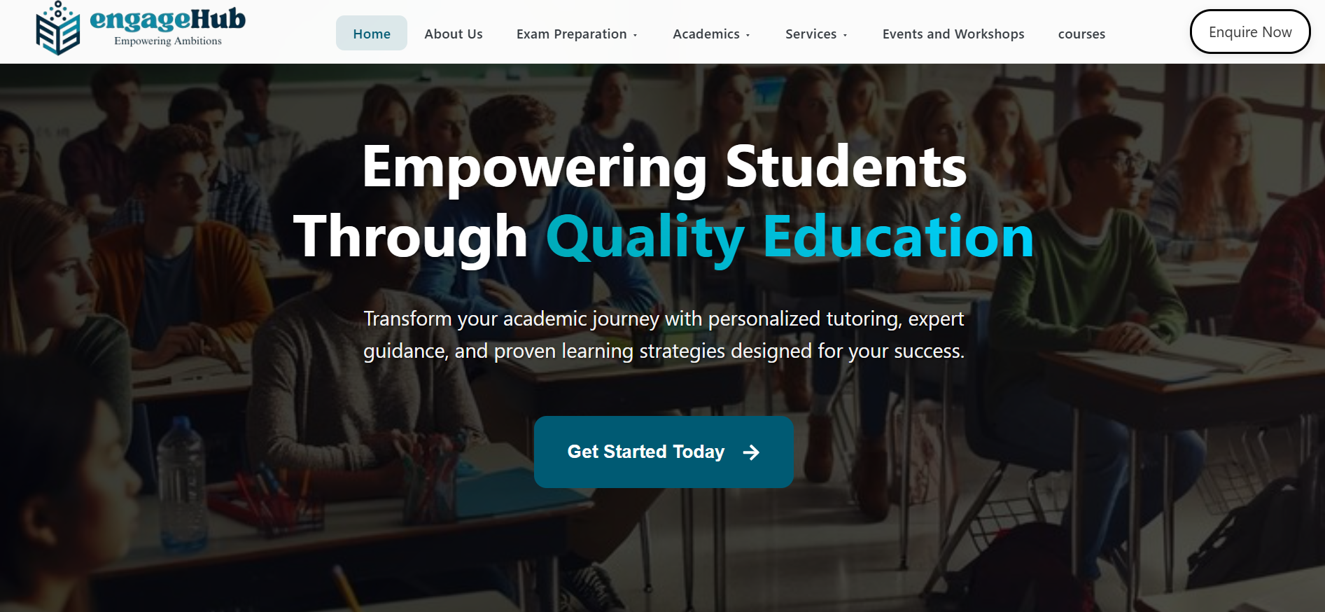 EngageHub – Professional Education Website Build